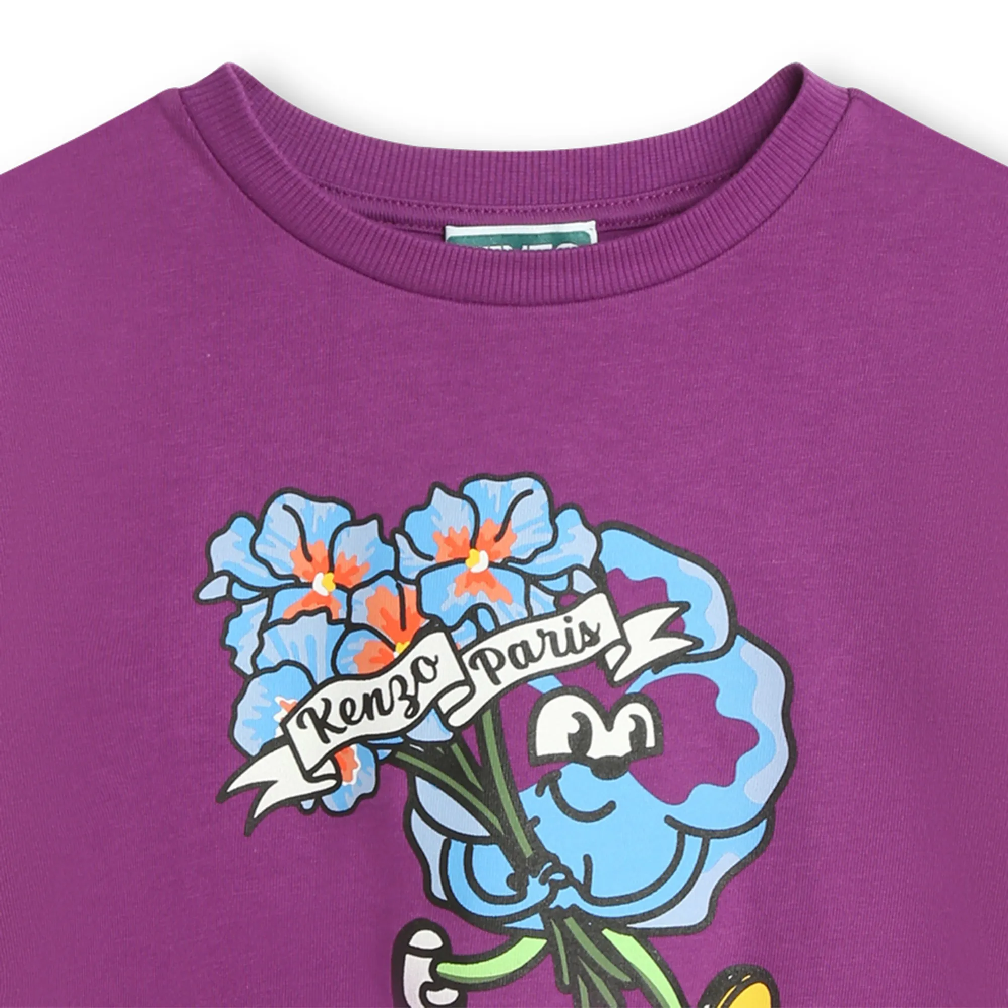 KENZO KIDS Camiseta algodón manga corta