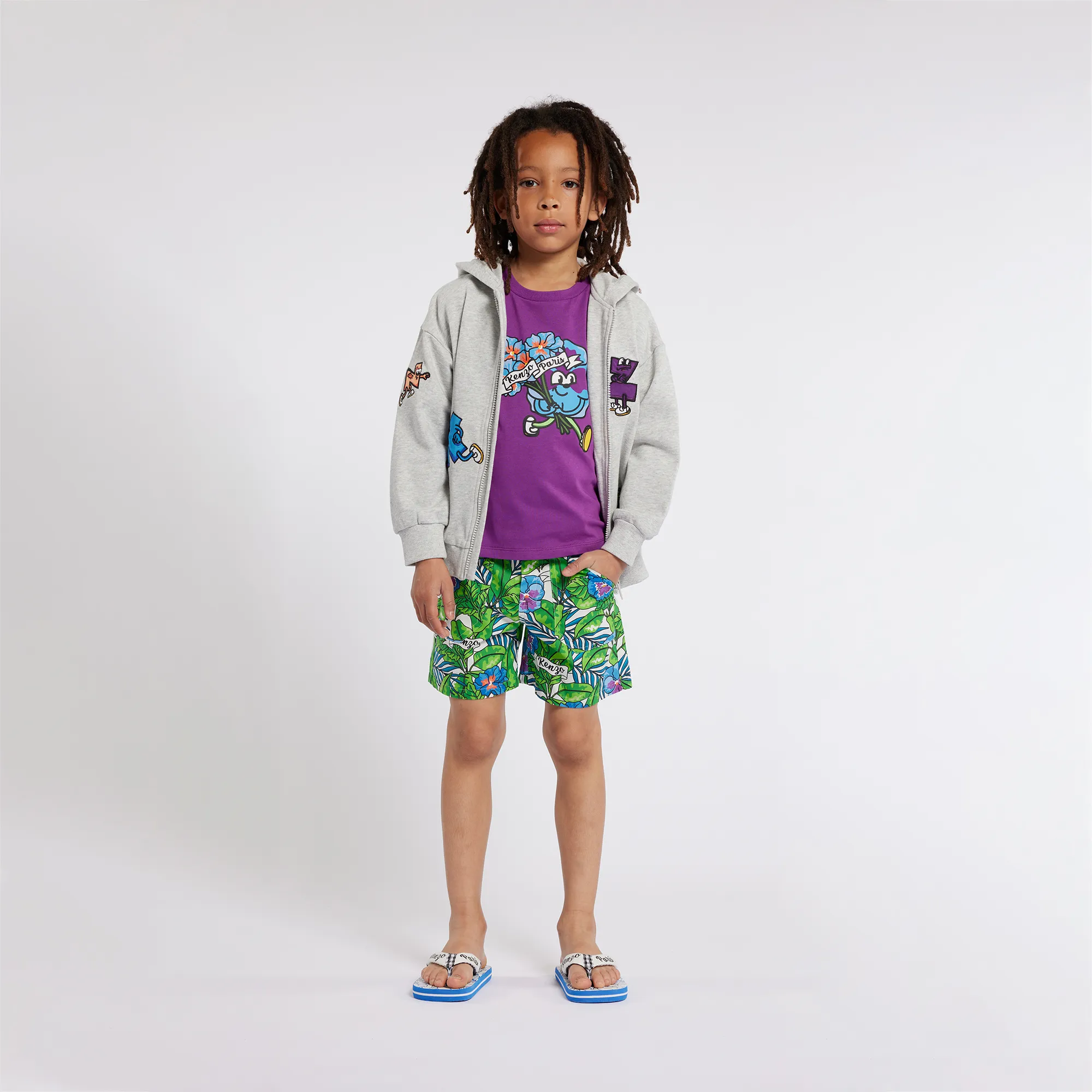 KENZO KIDS Camiseta algodón manga corta
