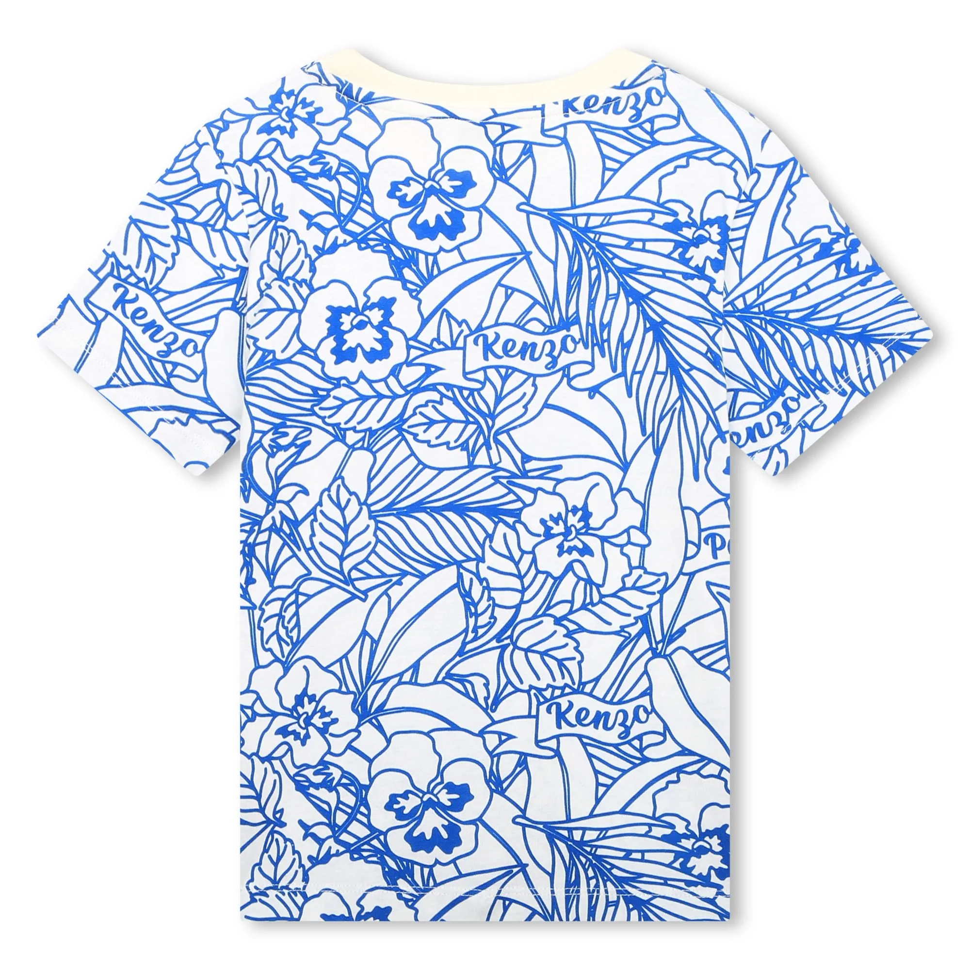 KENZO KIDS Camiseta de algodón estampada