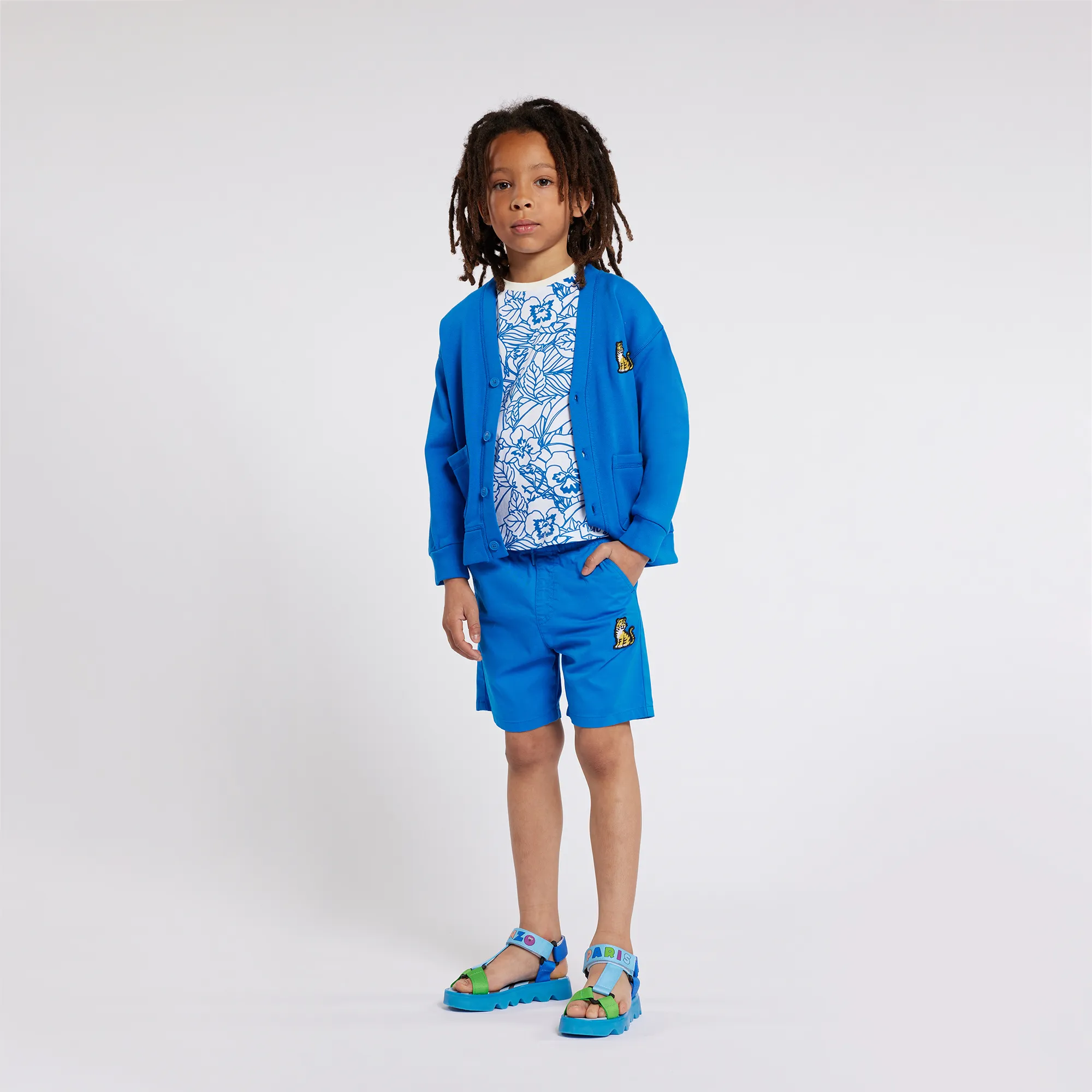 KENZO KIDS Camiseta de algodón estampada