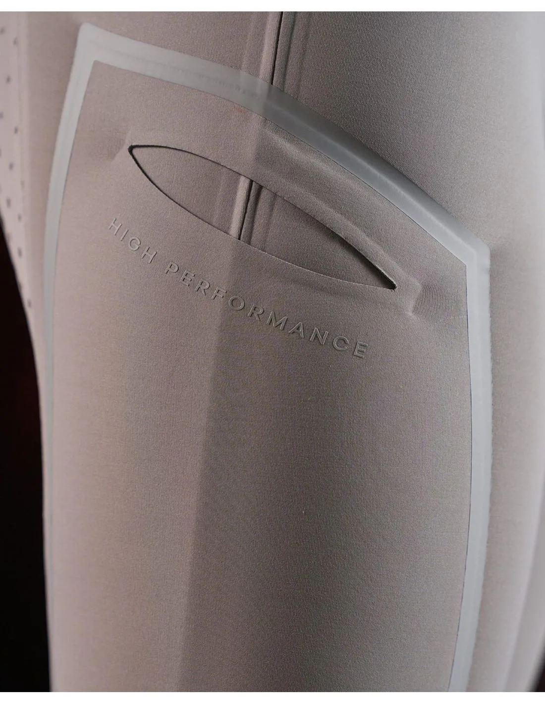 Leggings Con Agarre Completo Mujer Equestro Ridertechnology Gris