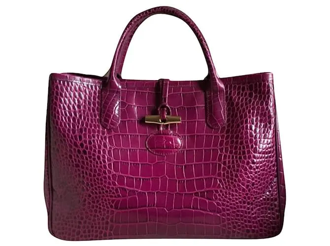 Longchamp Caña Púrpura 