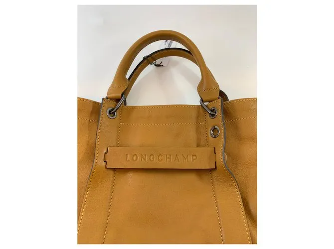 Longchamp Cesta 3D Marrón claro 