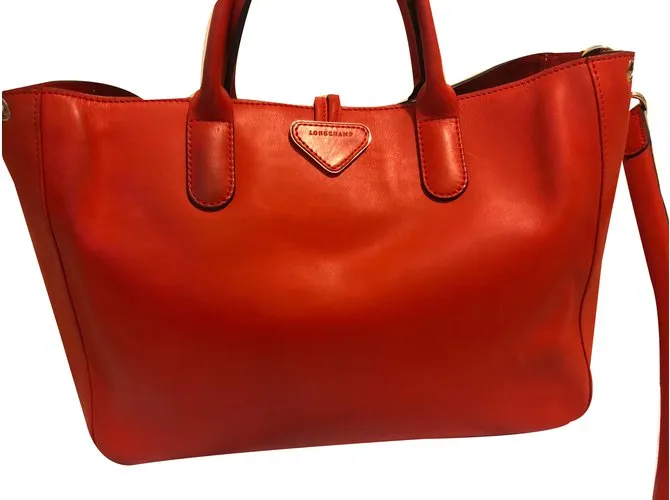 Longchamp Herencia de Roseau Coral 