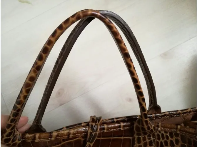 Longchamp Roseau Castaño 