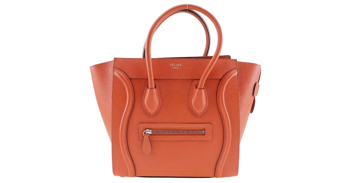 Luggage Céline Equipaje Naranja 