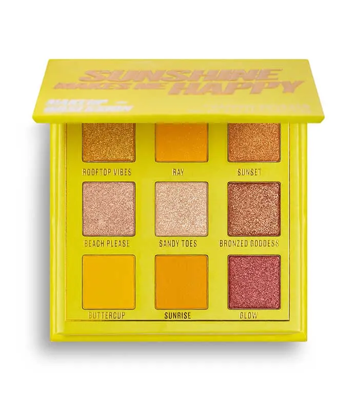 MAKEUP OBSESSION  PALETA DE SOMBRAS SUNSHINE MAKES ME HAPPY
