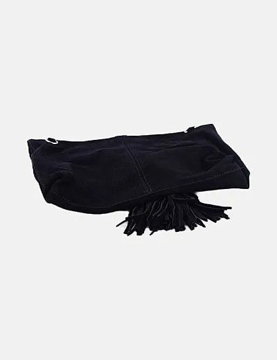 Mango Bolso negro antelina