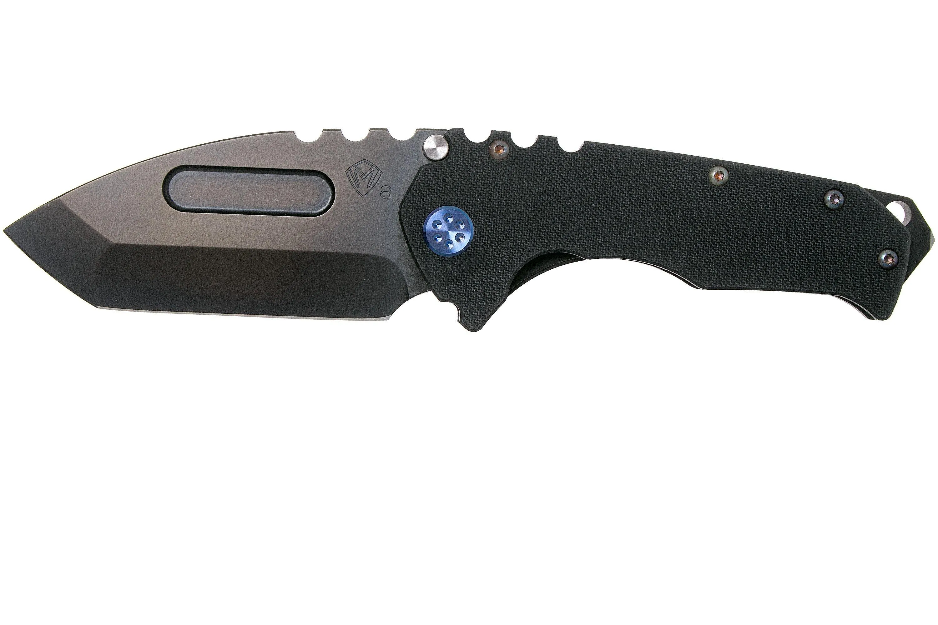 Medford Praetorian G, Tanto PVD S35VN Blade, Black G10, PVD Ti Handle, navaja