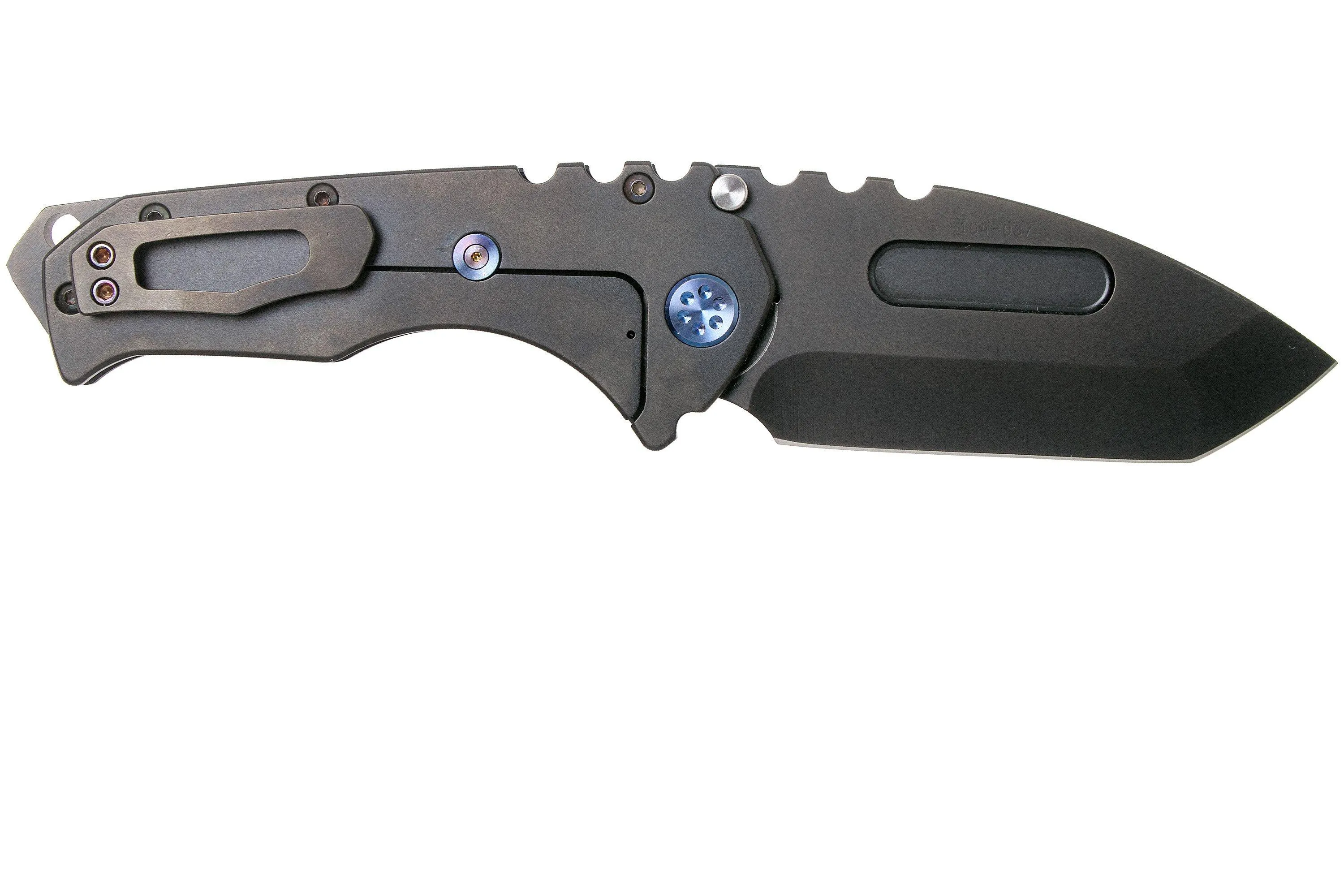 Medford Praetorian G, Tanto PVD S35VN Blade, Black G10, PVD Ti Handle, navaja
