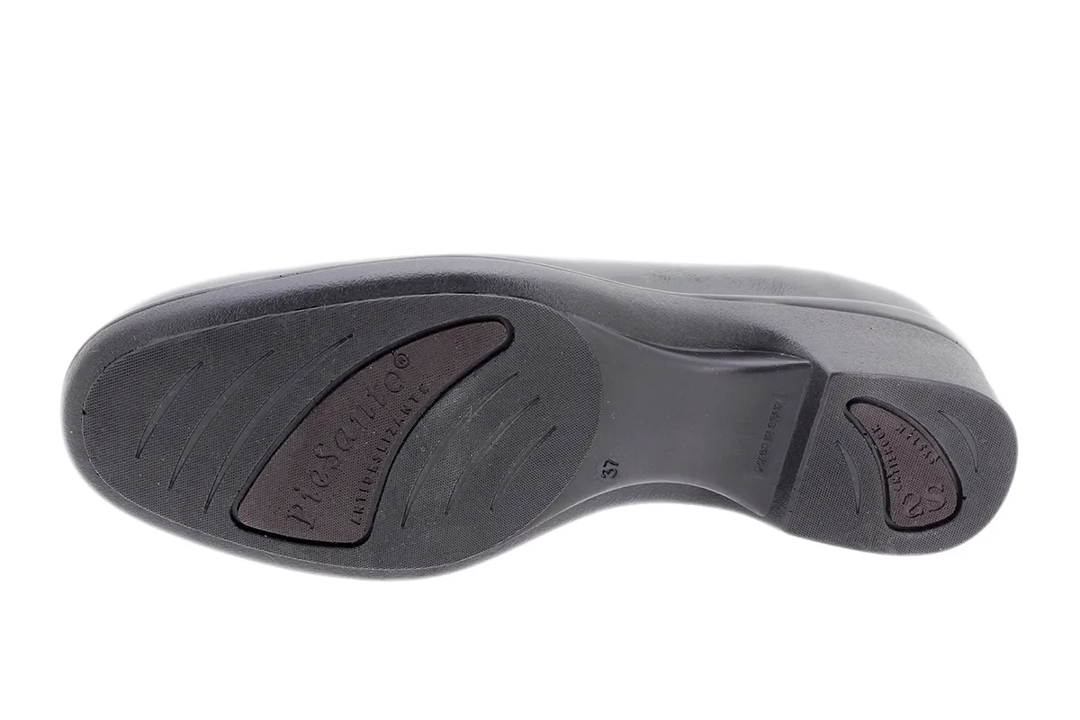 Moccasin Black Patent