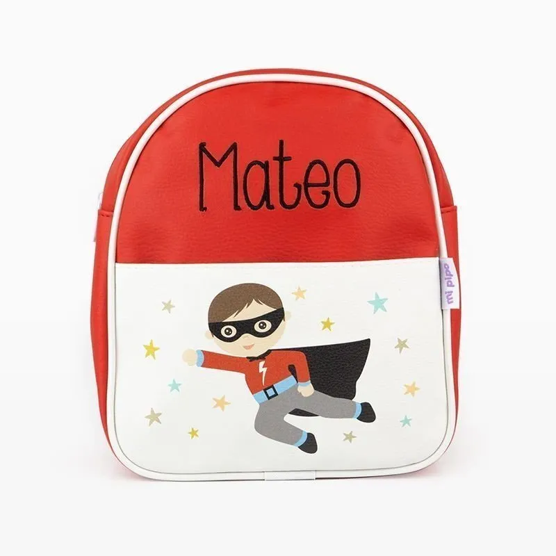 Mochila guardería personalizada Superhéroe