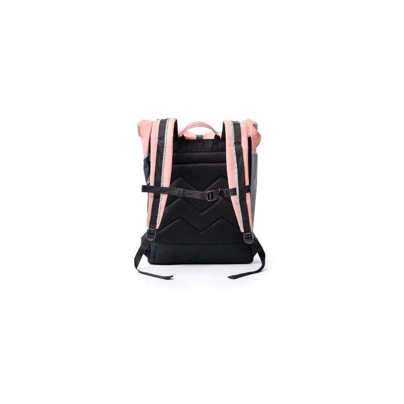 Mochila MEROMERO Popoyo (rosa flor/gris piedra) niños