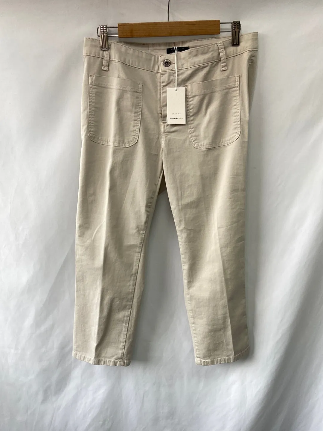 MOCKINGBIRD.Pantalones beiges rectos T.40