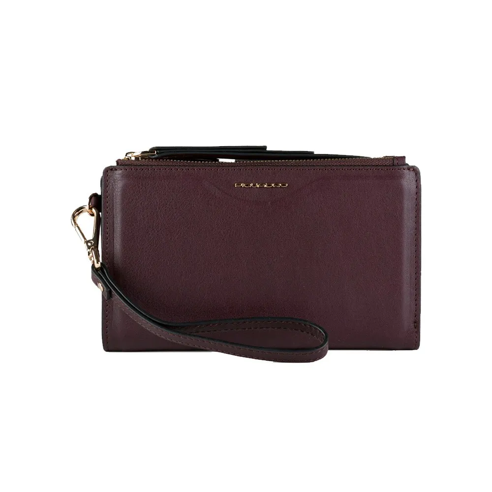 Monedero de Mano de Piel Piquadro PD5514W102R/BO2 Color Melenzana