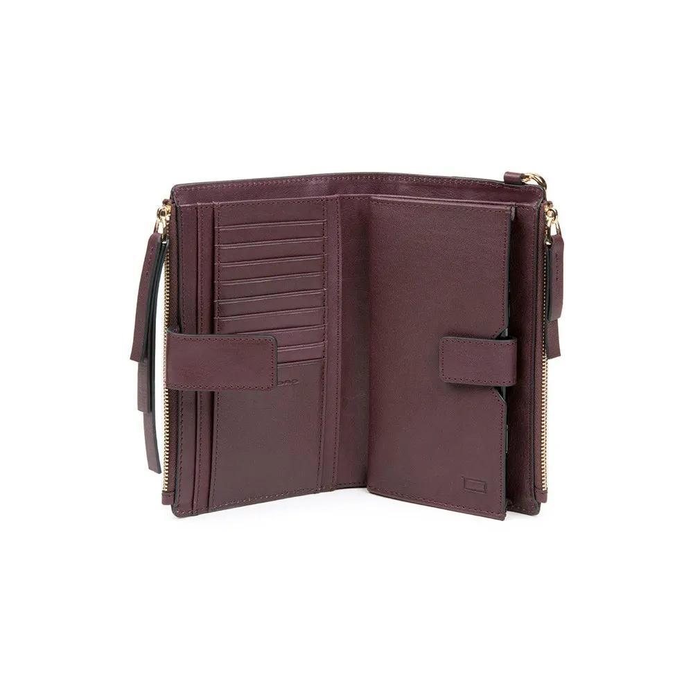 Monedero de Mano de Piel Piquadro PD5514W102R/BO2 Color Melenzana