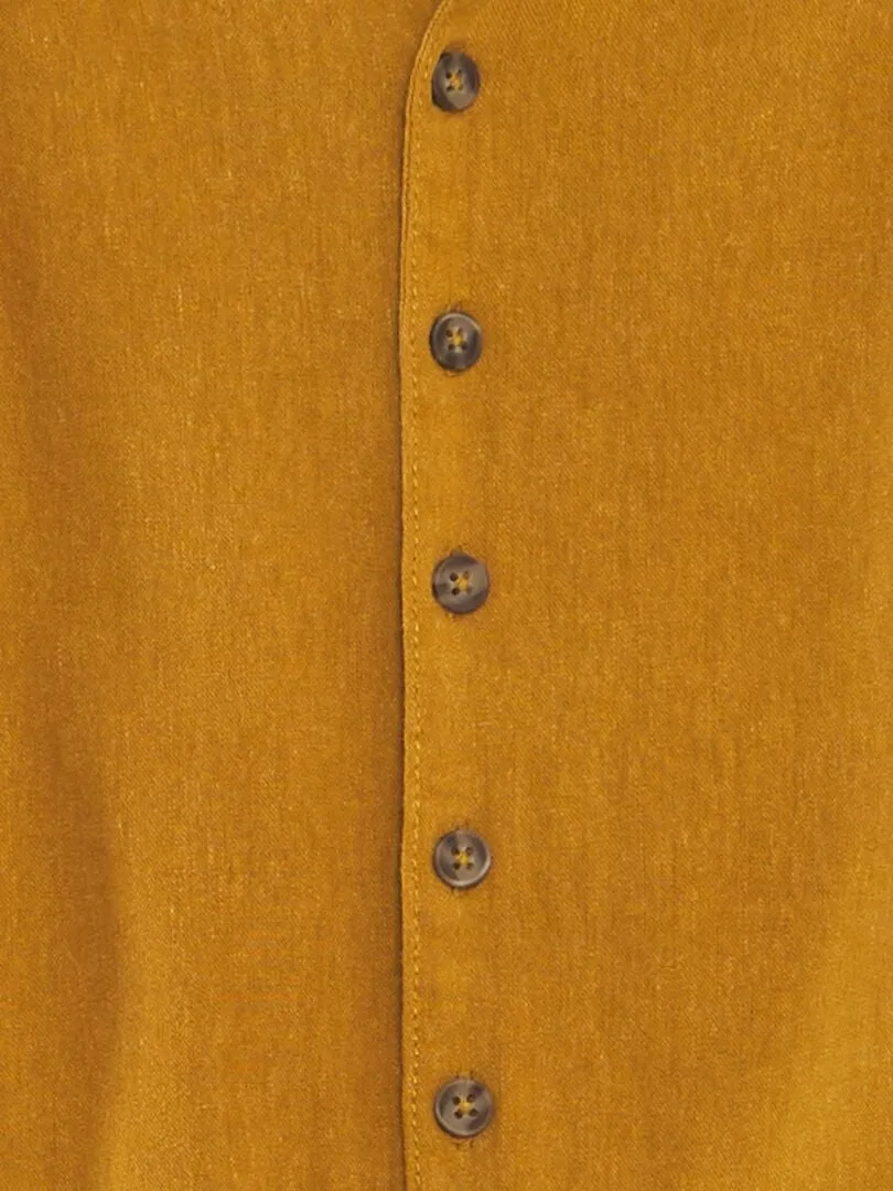 MONO DE MEZCLA DE LINO   UNISEX  AMARILLO