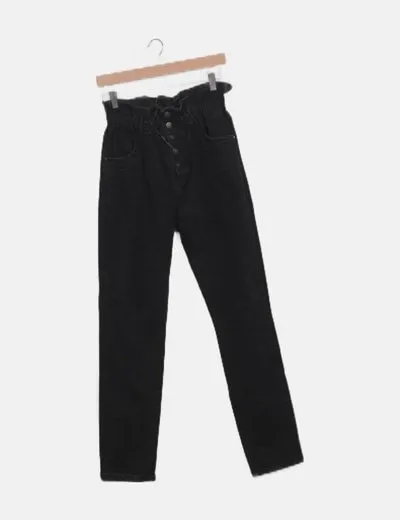 Naëlle Jeans negro boyfriend