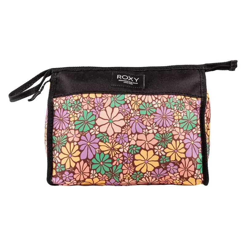 Neceser Roxy Substitute For Love Negro Floreado