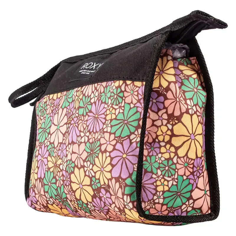 Neceser Roxy Substitute For Love Negro Floreado