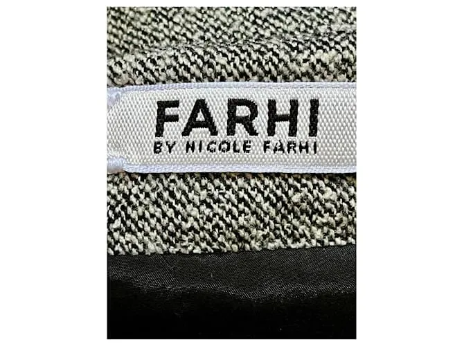 Nicole Fahri Vestido mini de tweed Gris 