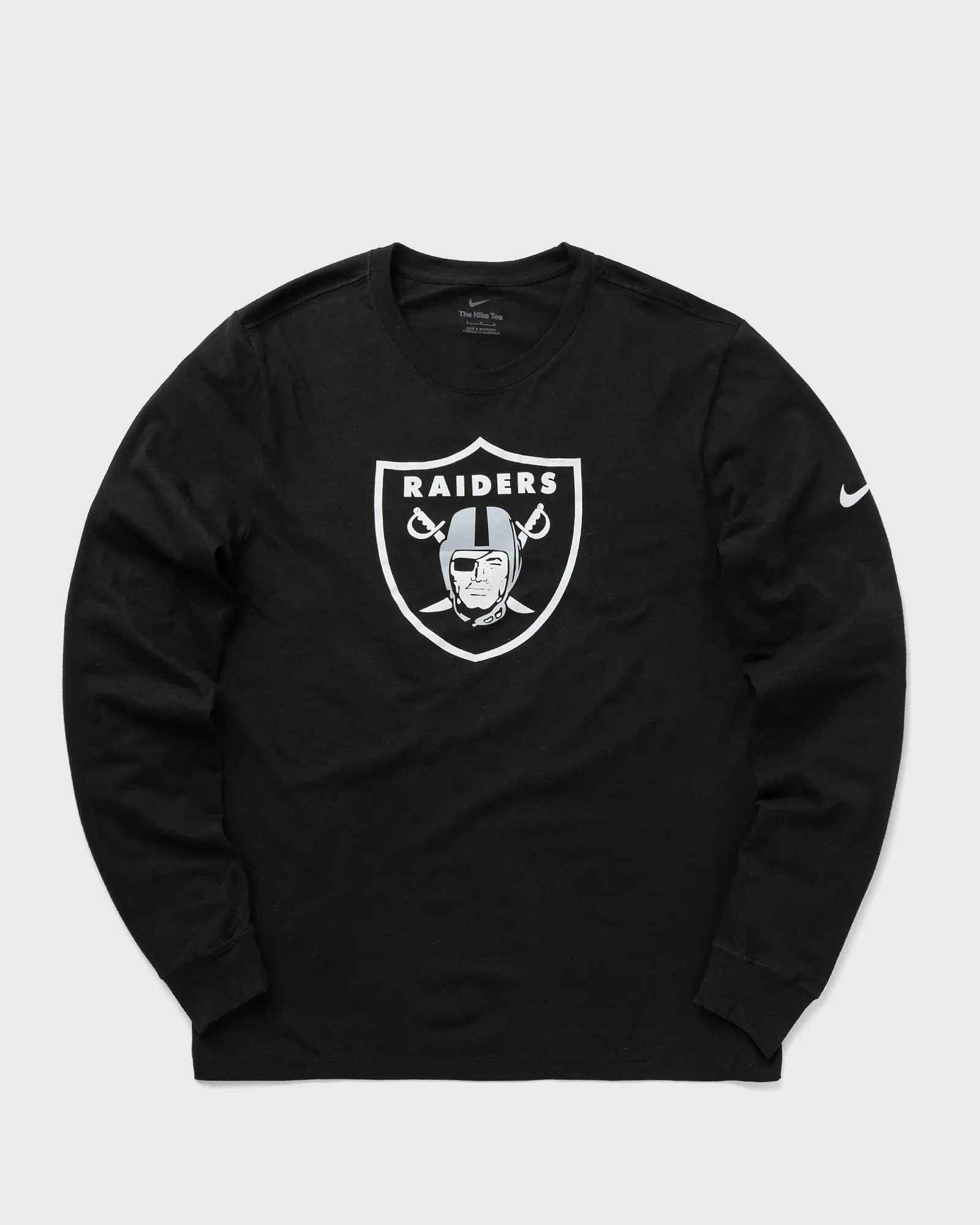 Nike NFL Las Vegas Raiders Essential Cotton LS Logo Tee