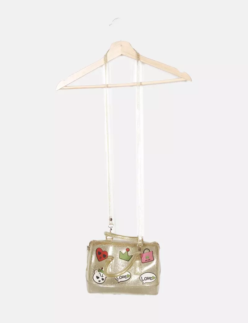 NoName Bolso dorado glitter