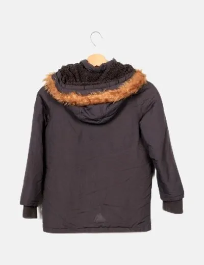 Okaidi Chaqueta gris capucha
