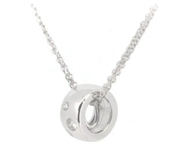 Otras joyas & Other Stories Collar de diamantes K18WG 0.07ct en oro blanco en excelente estado Plata 