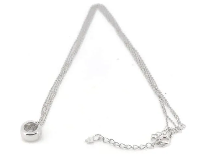 Otras joyas & Other Stories Collar de diamantes K18WG 0.07ct en oro blanco en excelente estado Plata 