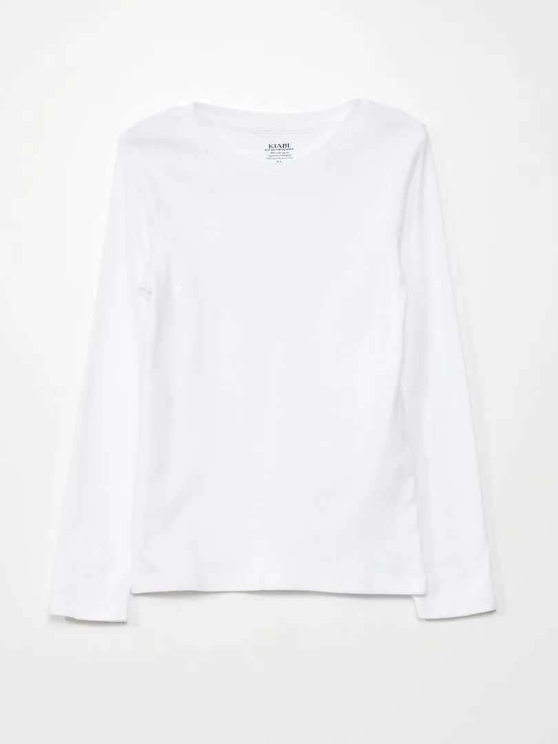 PACK DE 2 CAMISETAS DE PUNTO  BLANCO