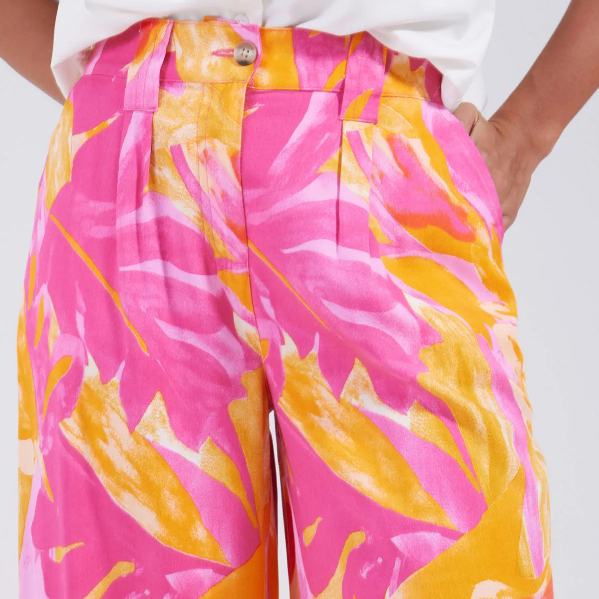 Pantalón Tipo Culotte Estampado