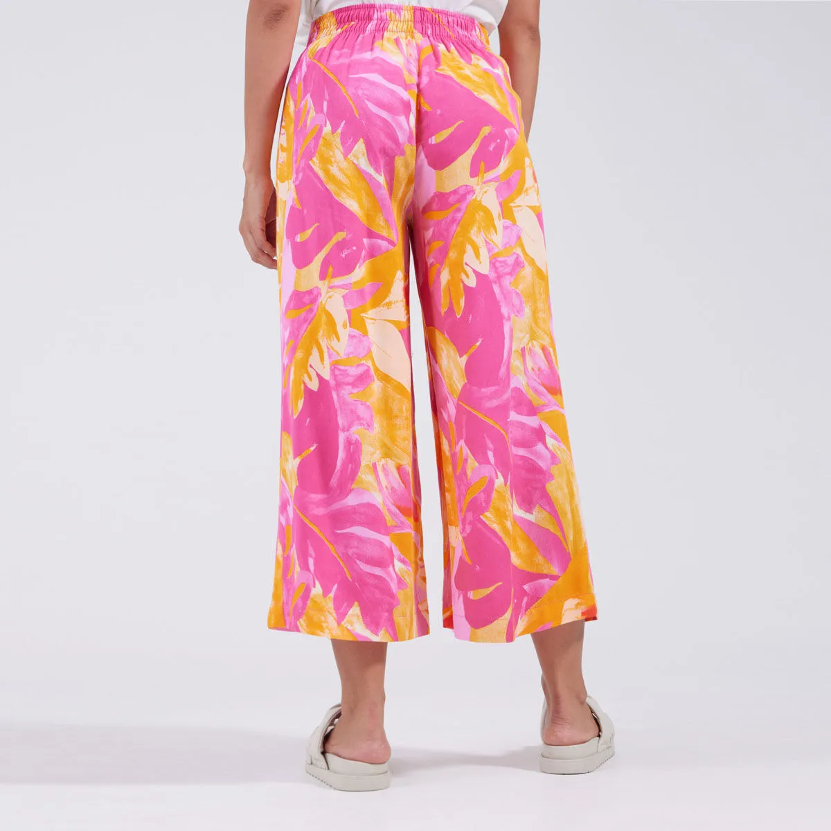 Pantalón Tipo Culotte Estampado