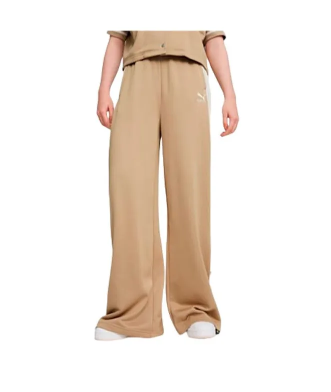 Pantalones Puma T7 FOR THE FANBASE Marrón Mujer