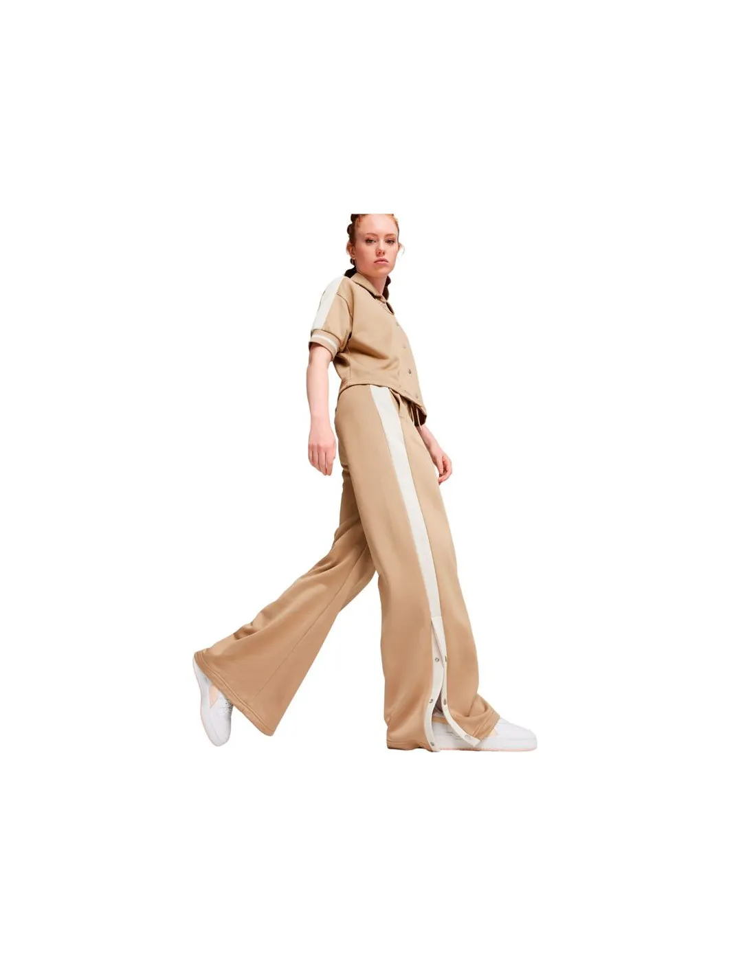Pantalones Puma T7 FOR THE FANBASE Marrón Mujer