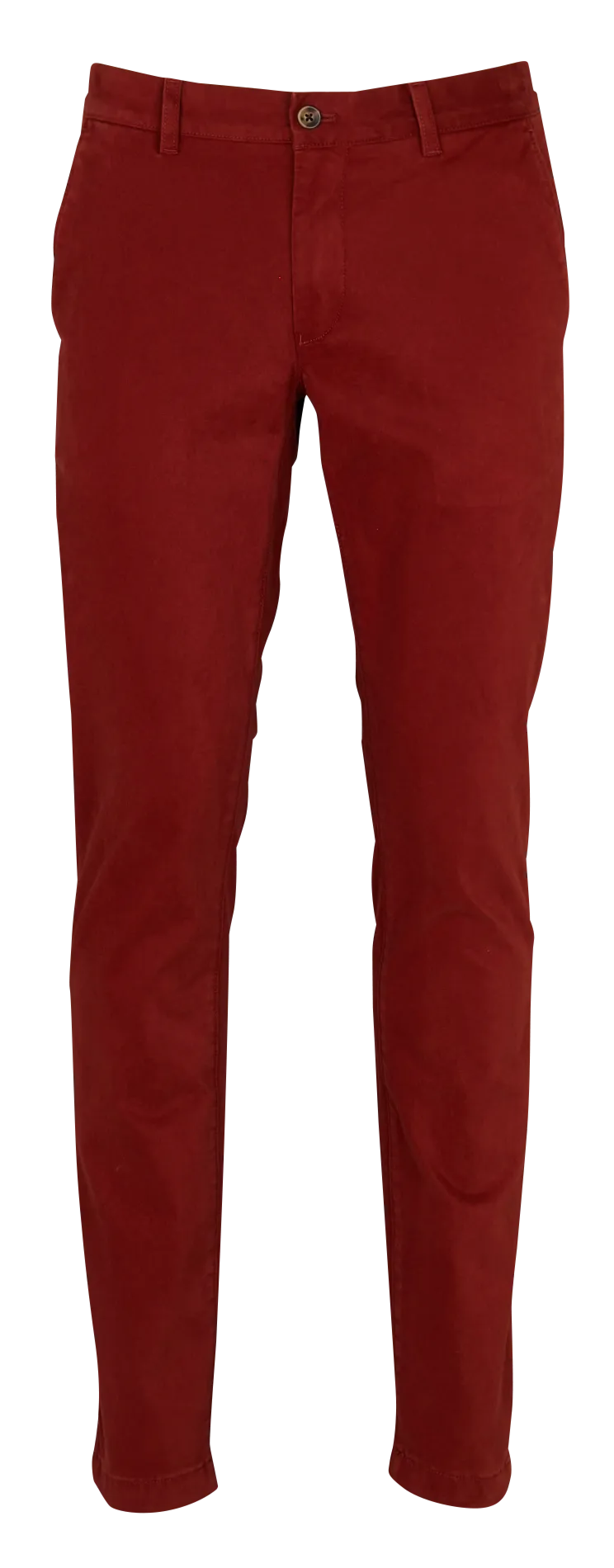 Pantalón de pinzas slim en rojo