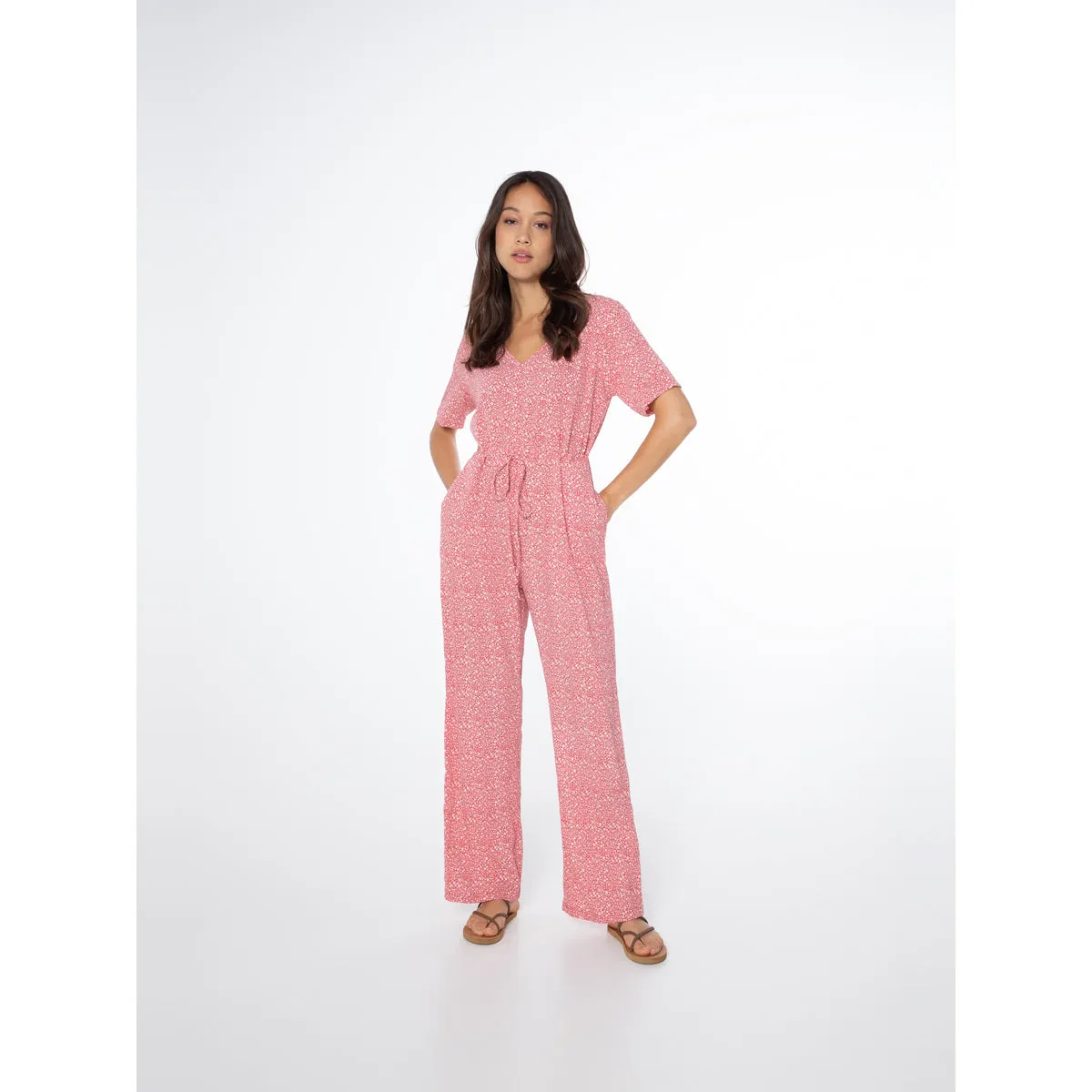 Pantalón Mujer Prtnarrabri Jumpsuit Protest Rojo