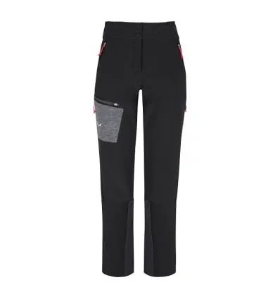Pantalón Softshell Salewa COMICI PNT (Black Out) Mujer