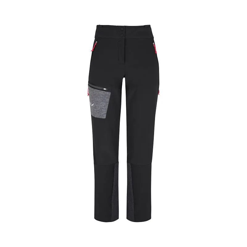 Pantalón Softshell Salewa COMICI PNT (Black Out) Mujer