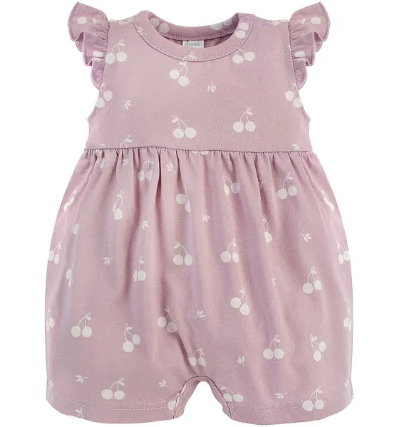 Pelele corto rosa niña colección Sweet Cherry