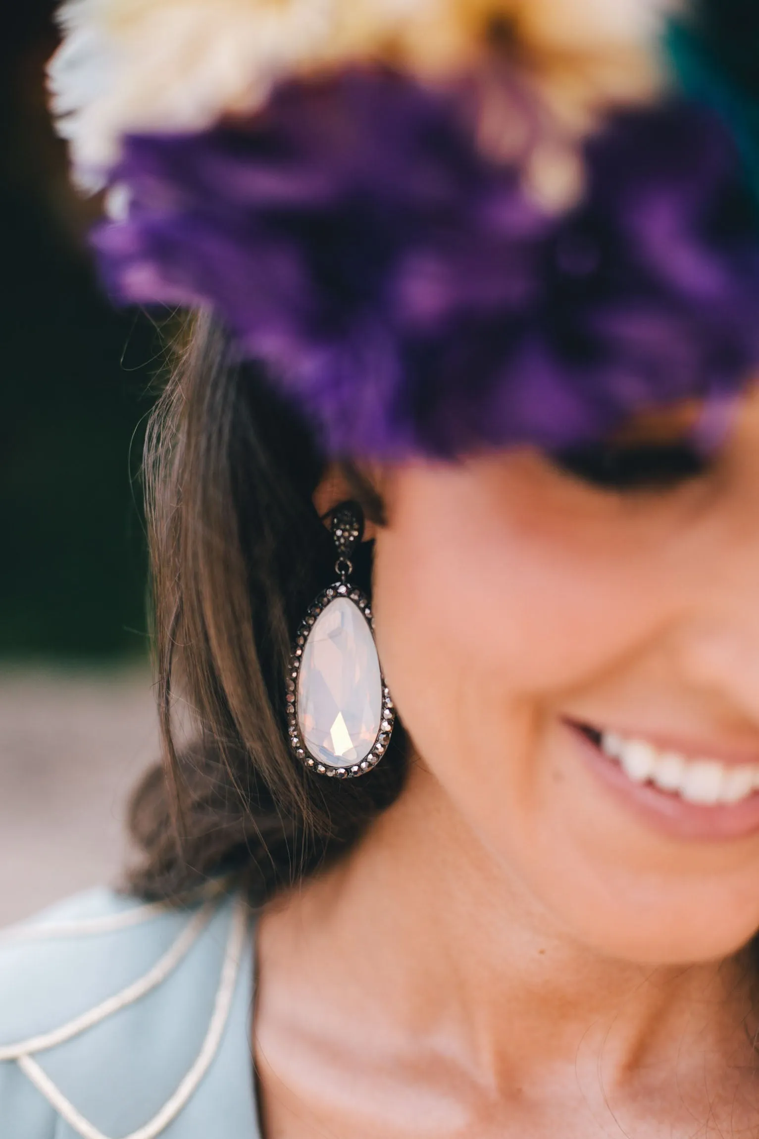 Pendientes gata ópalo TARA Sample Sale