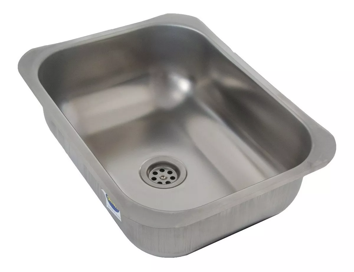 PILETA BACHA ACERO INOXIDABLE DHINOX COCINA SIMPLE 34 X 28