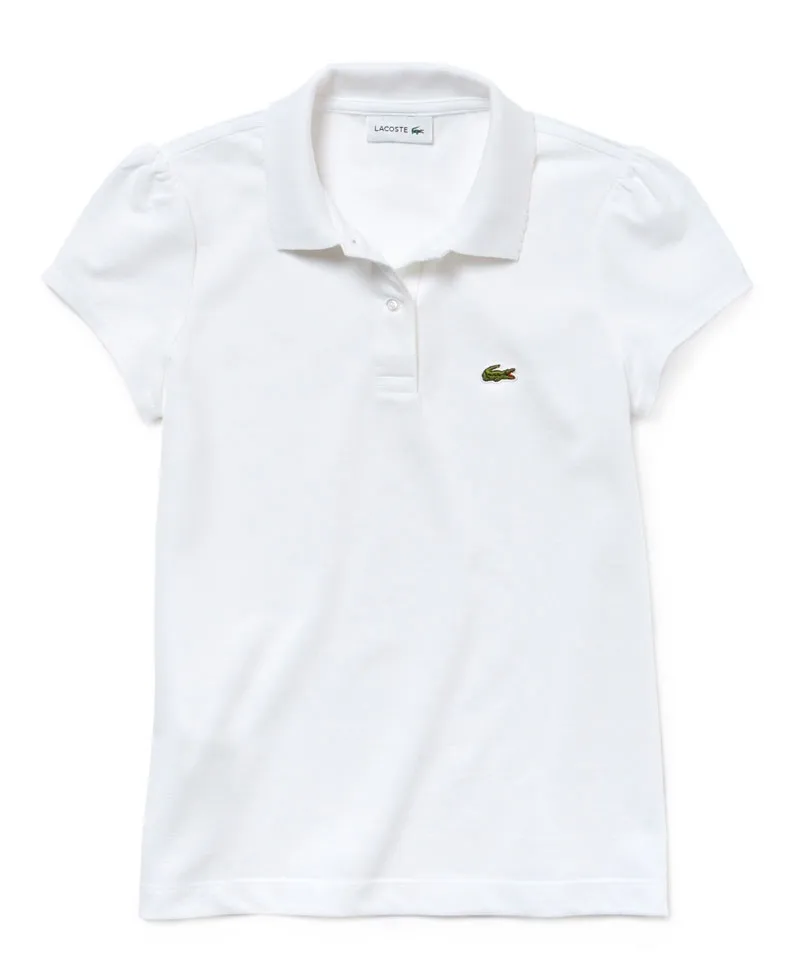 Polo Niña LACOSTE Cuello Ondulado