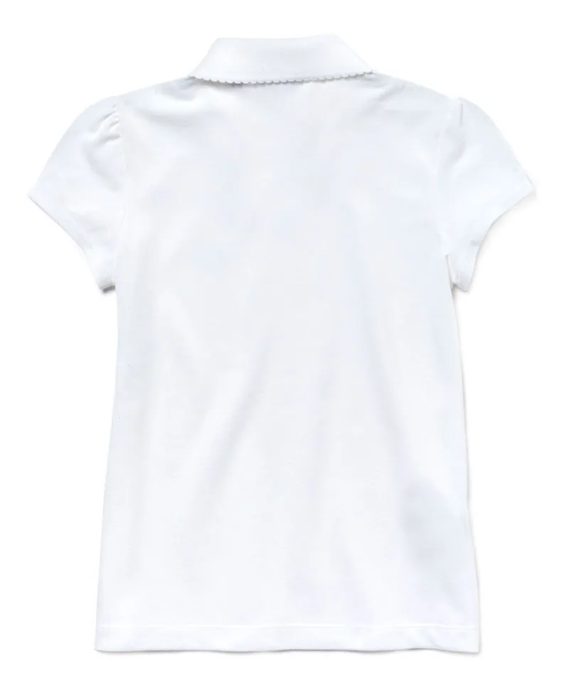 Polo Niña LACOSTE Cuello Ondulado