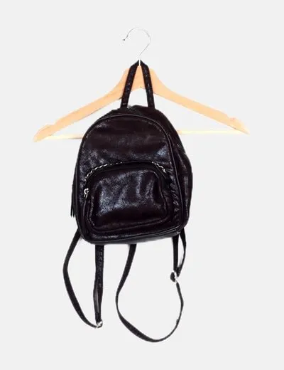 Primark Mochila glitter negra