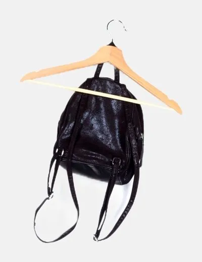 Primark Mochila glitter negra