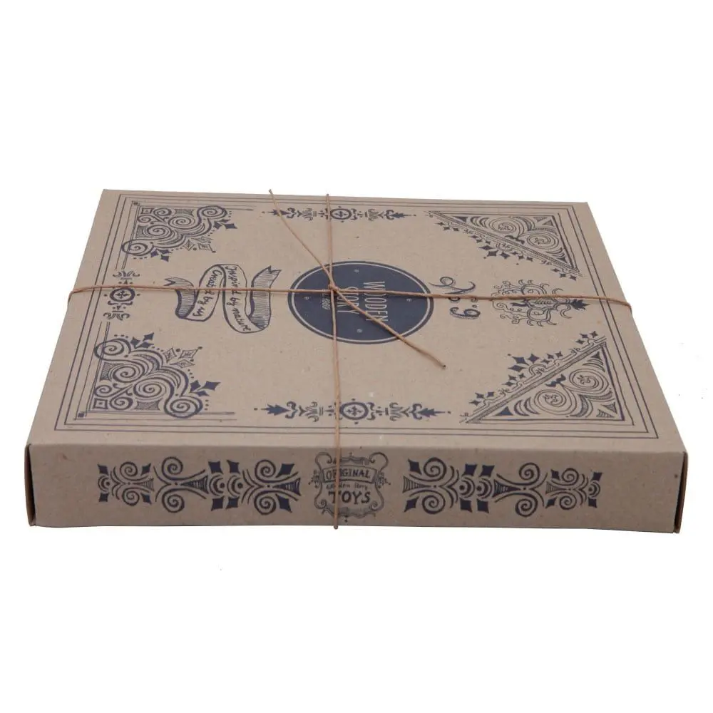 Puzzle geométrico. Encajable de madera con formas