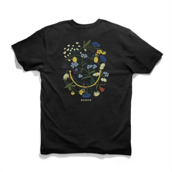 REMERA STANCE POLLEN  NEGRO
