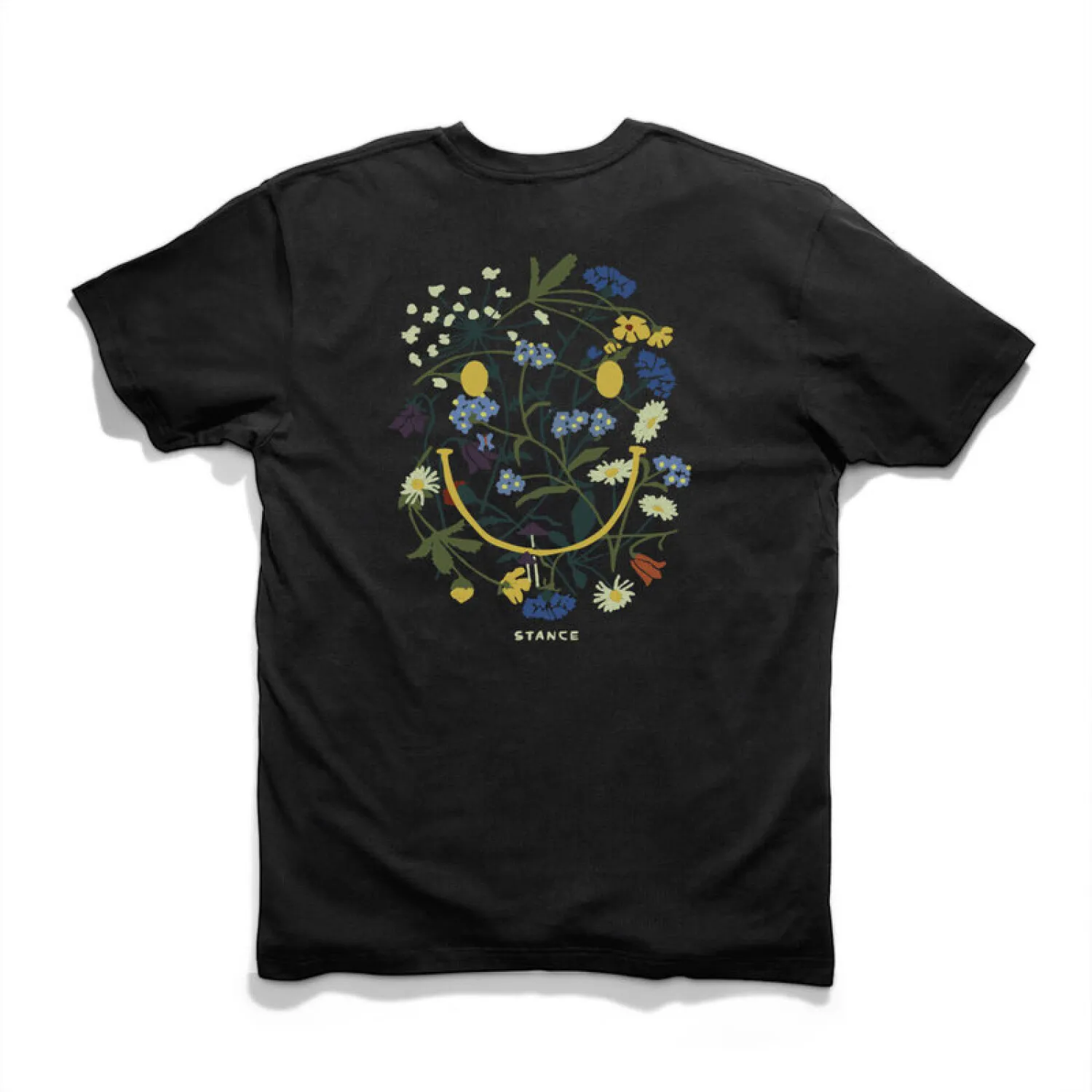REMERA STANCE POLLEN  NEGRO