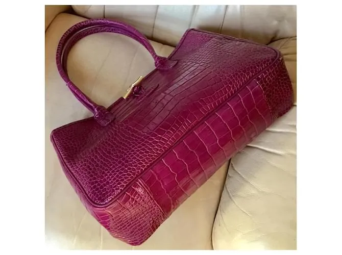 Roseau Longchamp Caña Fucsia 